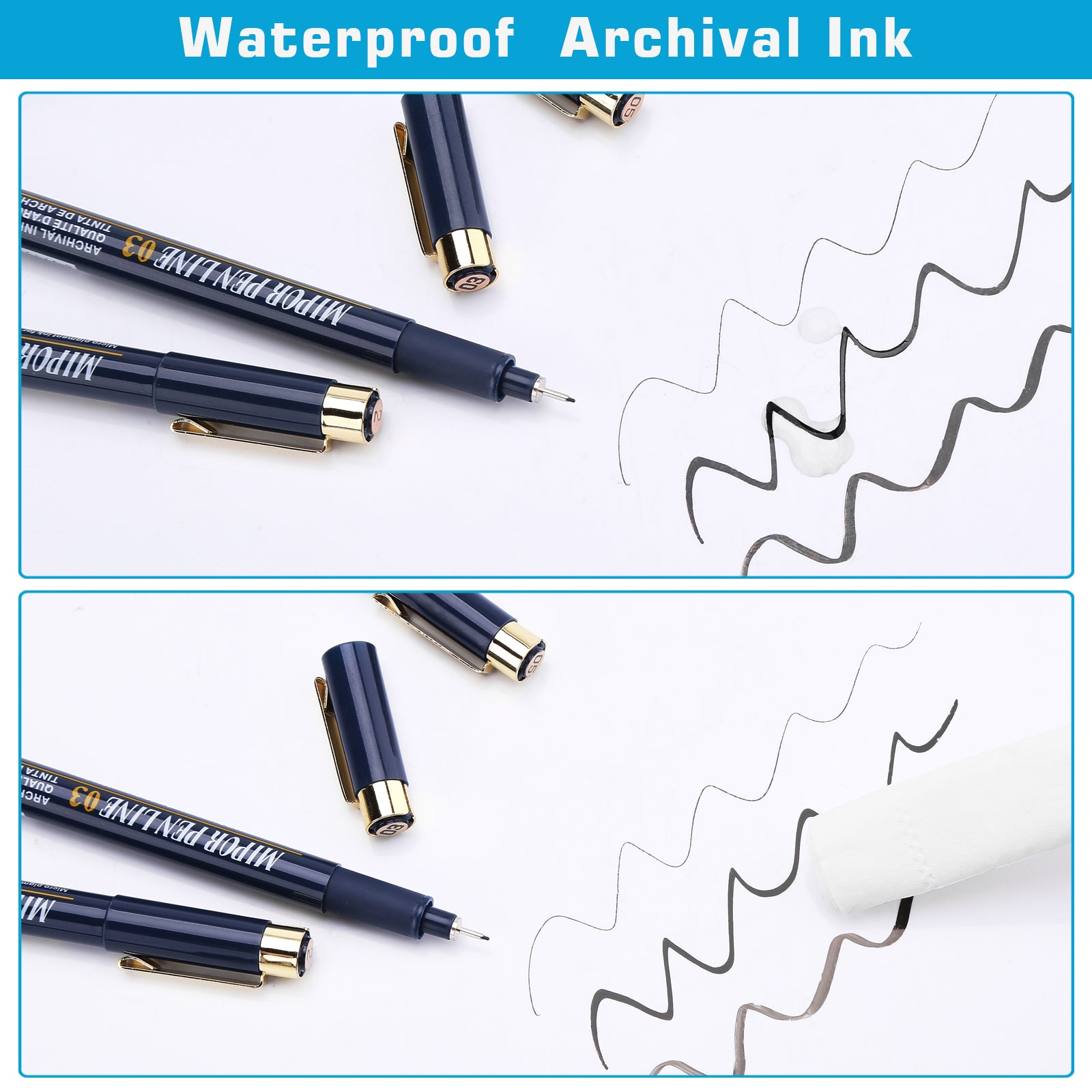 Fineliner Drawing Pens — Stickerrific