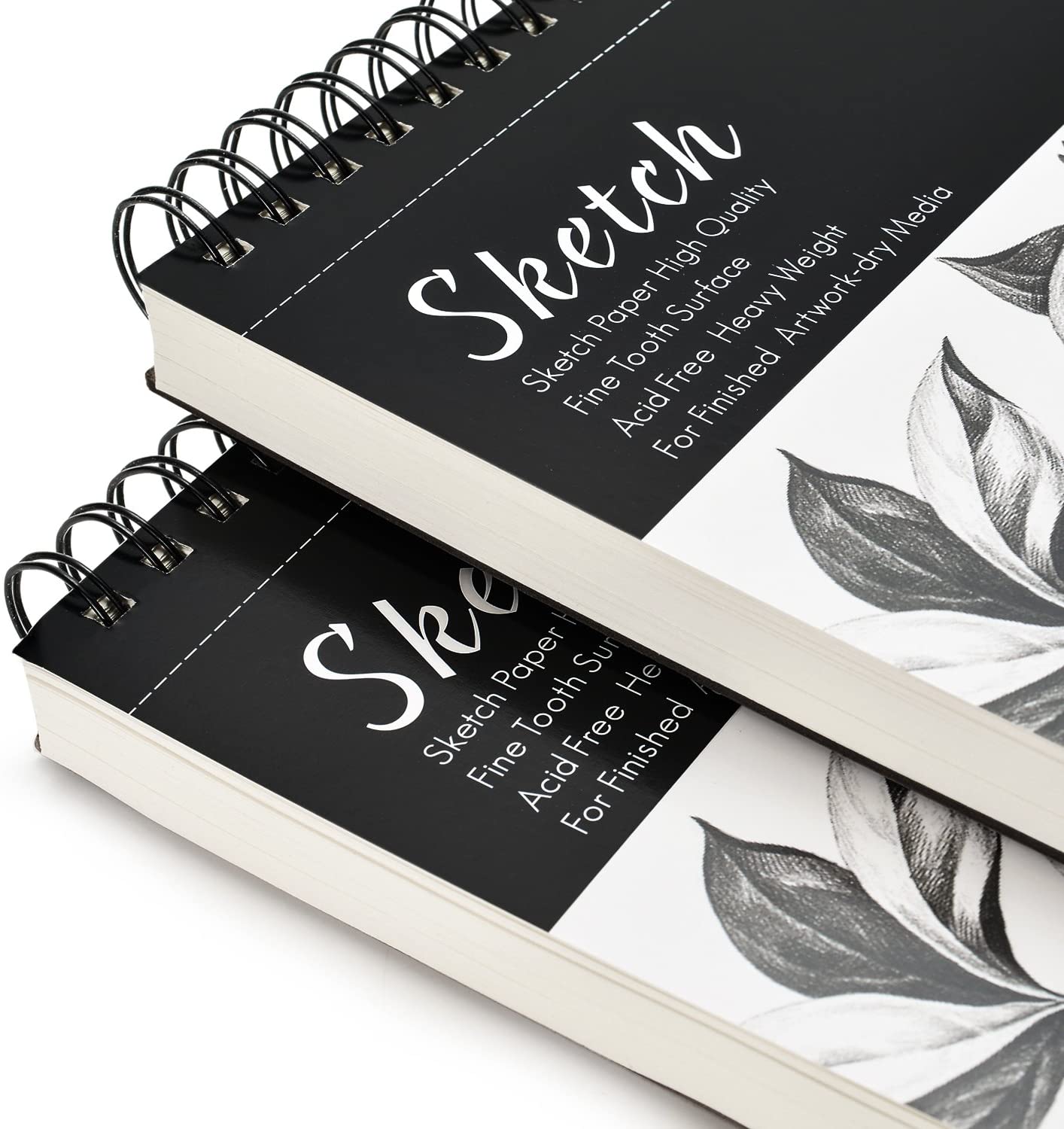 Sketch Book, Sketch Book Set 4 Packs 400 Sheets 5.5 X 8.8 inches