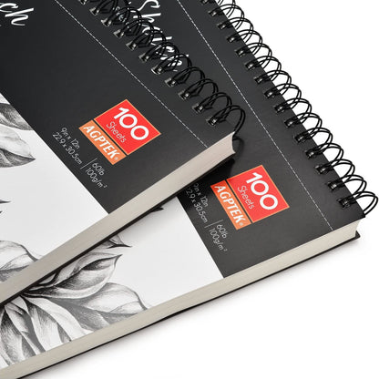 ARTEZA Premium Sketch Book Pad, 9 x 12, 100 Sheets